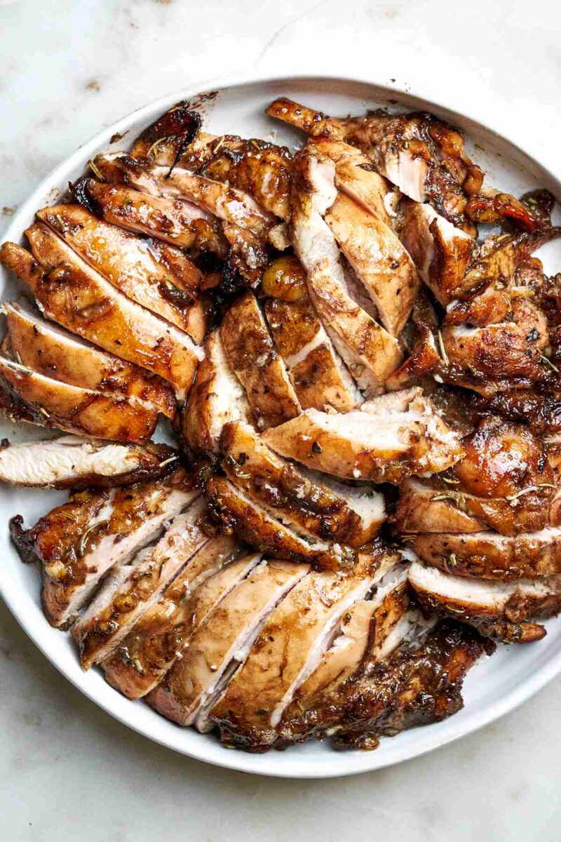 Balsamic Herb Chicken Thighs | Boneless & Skinless | Proportional Plate