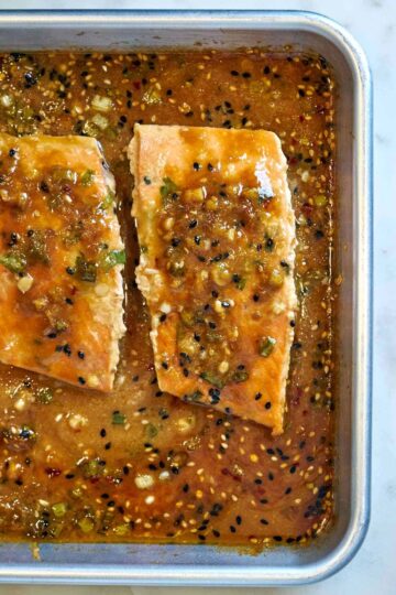 Miso Ginger Salmon - Ready in 25- Minutes | Proportional Plate