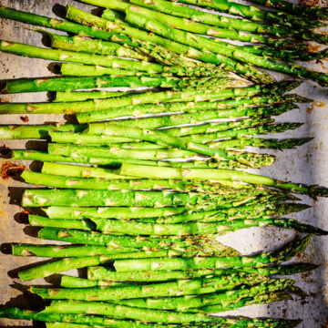 Easy Roasted Asparagus - Proportional Plate