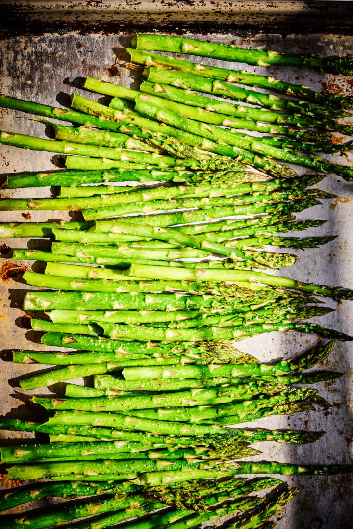 Easy Roasted Asparagus - Proportional Plate