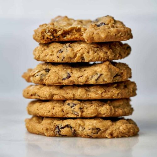 Stack of cookies.