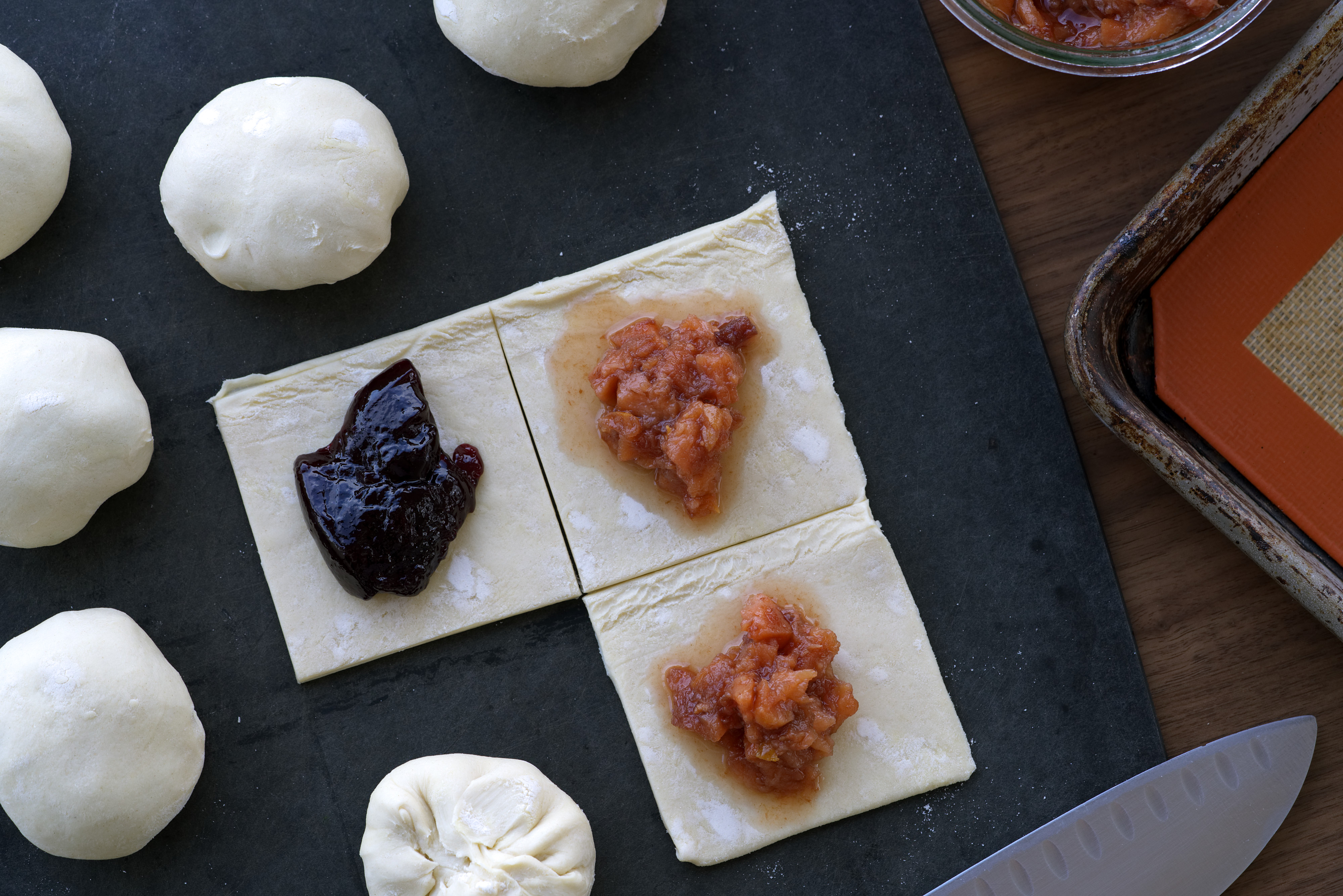 3-ingredient Pastry Flowers | Proportional Plate
