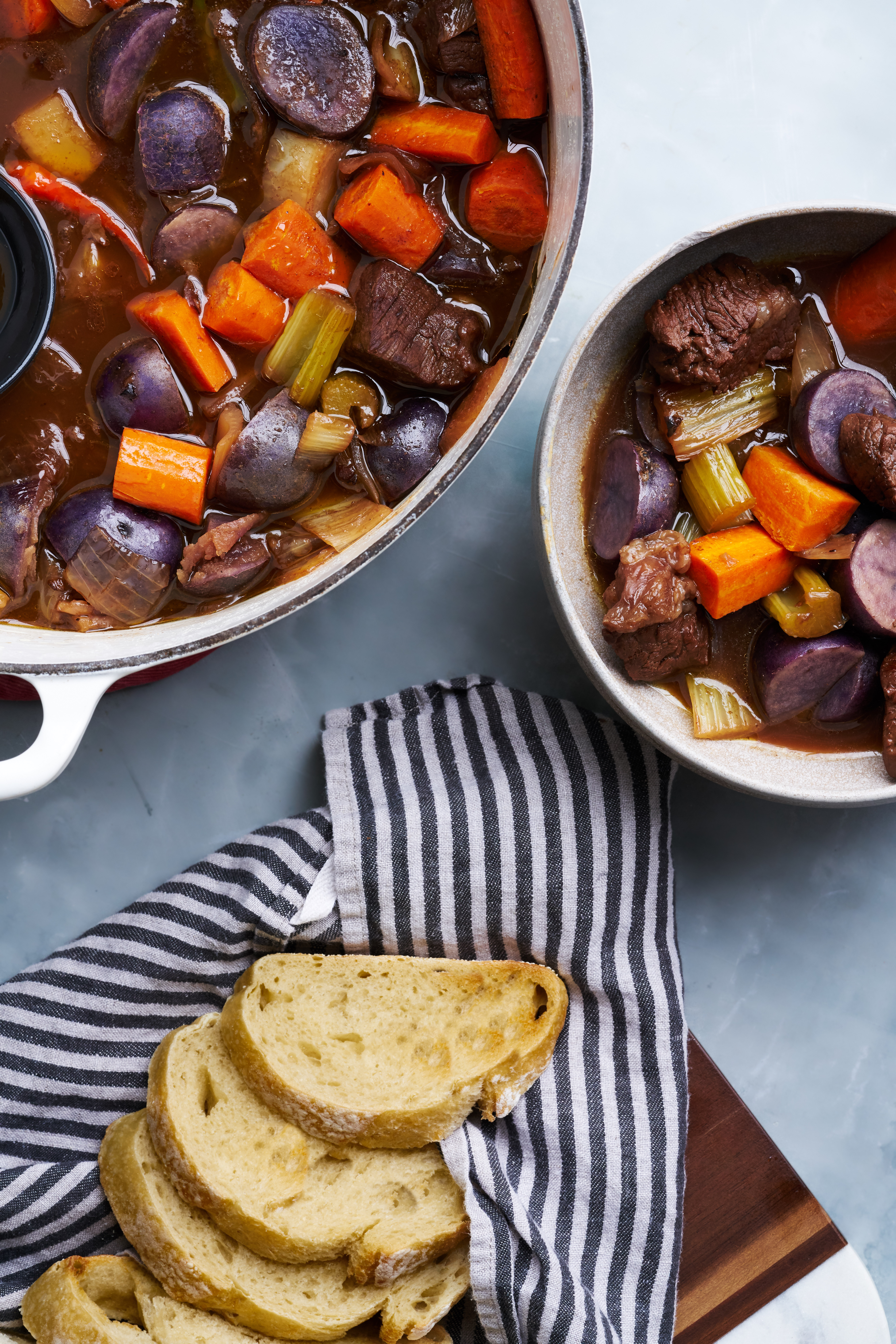 Red Wine & Honey Braised Beef Stew | Fall Comfort Food | Proportional Plate