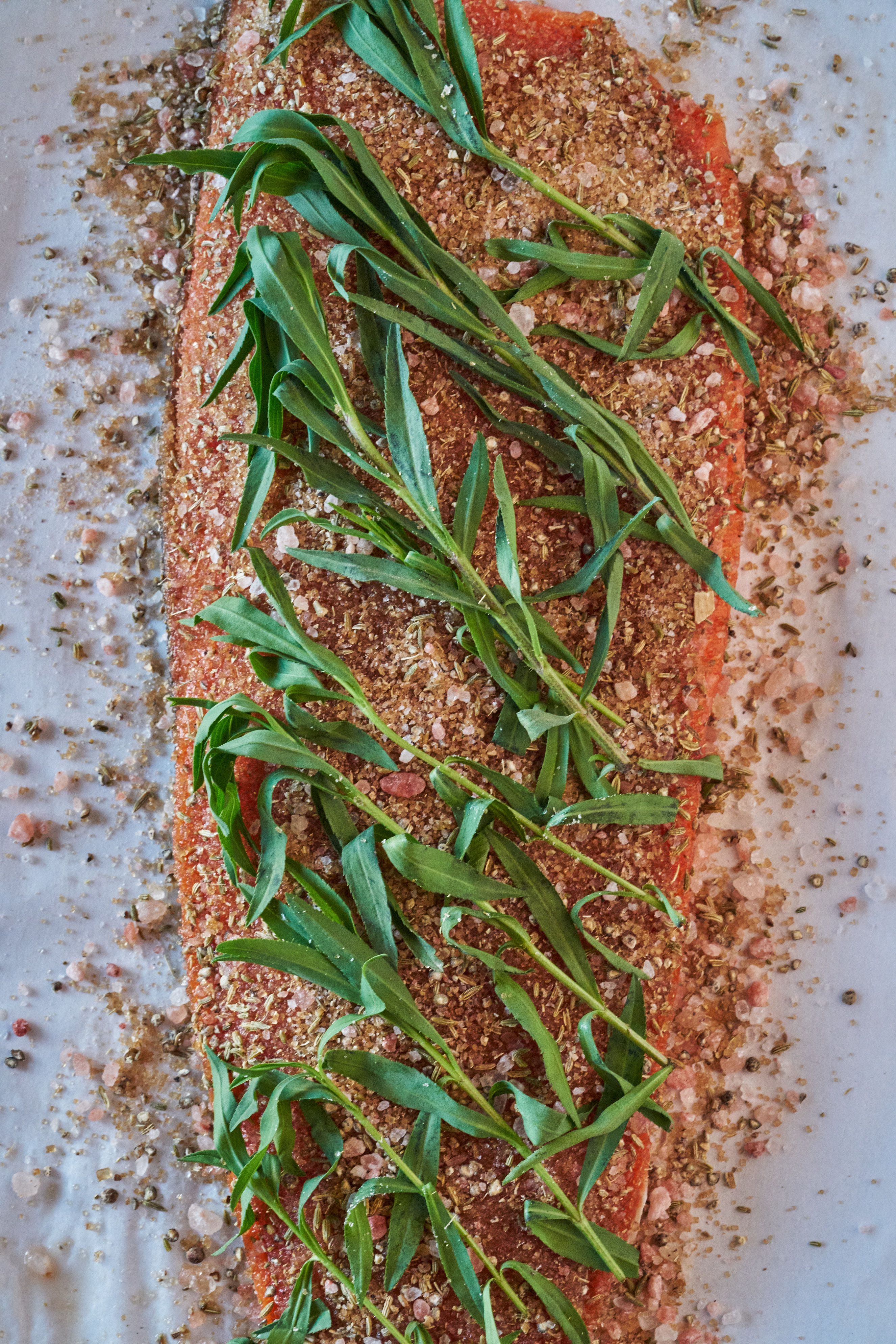 Tarragon & Fennel Scotch Cured Salmon - How to Cure Salmon | Proportional Plate