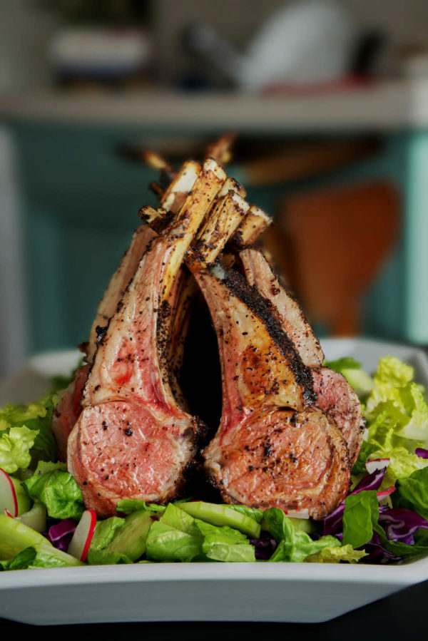 Sumac Roasted Lamb with Simple Salad - Proportional Plate