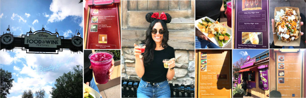 Food and Wine festival photos at Disneyland.