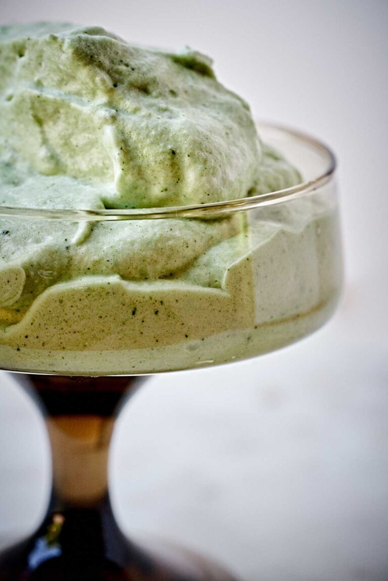 4-Ingredient Matcha Mousse