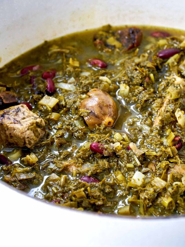 Ghormeh Sabzi – Persian Herb & Beef Stew With Dried Limes