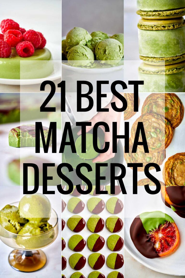 21 Best Matcha Dessert Recipes