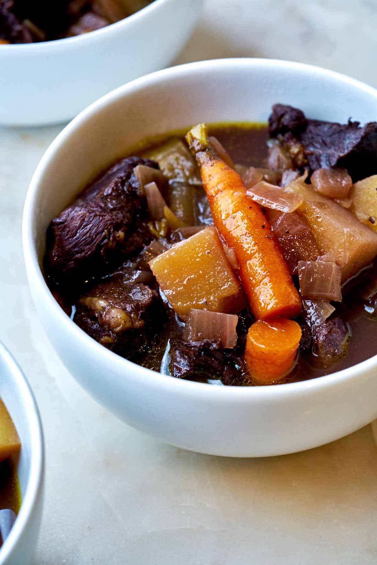 Beef Stew with Red Wine A Whole Bottle of Wine | Proportional Plate