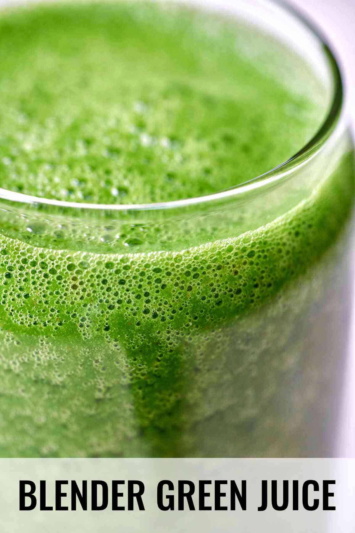 Blender Green Juice - Easy and Nutritious | Proportional Plate