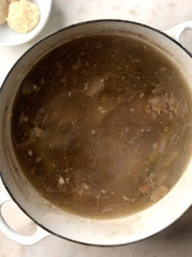 Matzo Ball Soup - Proportional Plate