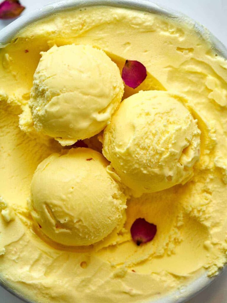 Bastani: Persian Saffron Rose Ice Cream