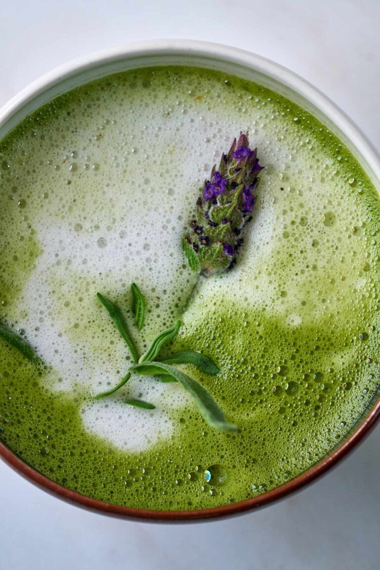 Lavender Matcha Latte