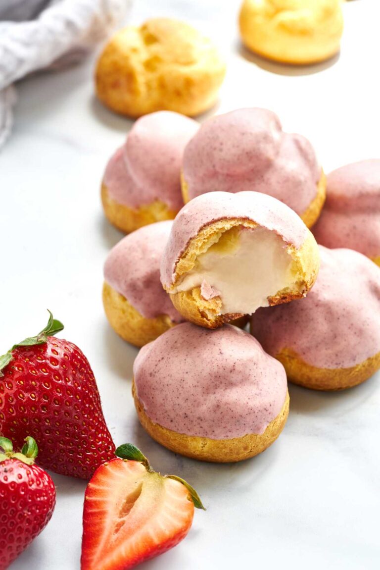 Strawberry Cream Puffs