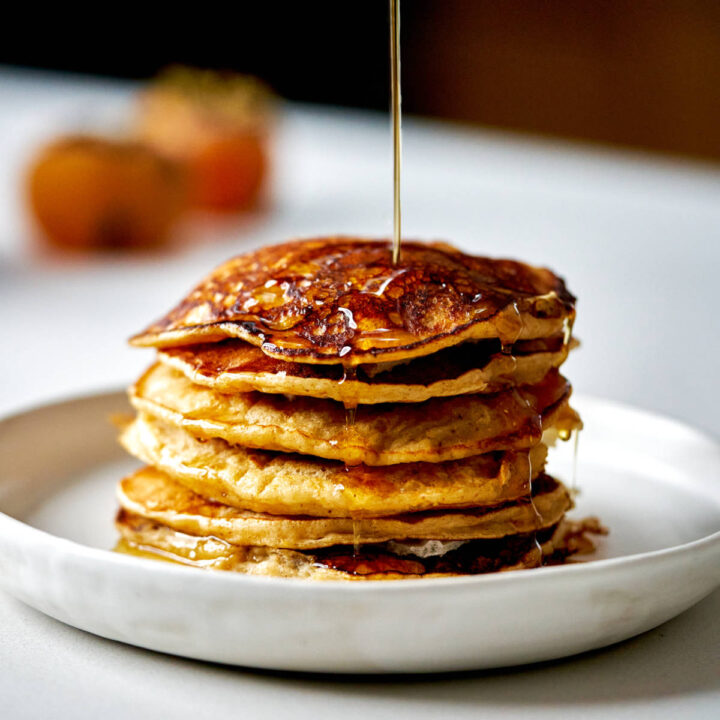 Persimmon Pancakes - Proportional Plate