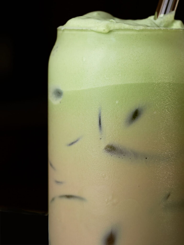 Iced Chai Latte with Matcha Cold Foam (Starbucks Copycat)