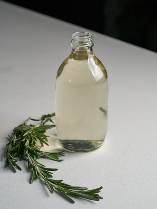 Rosemary Simple Syrup - Proportional Plate